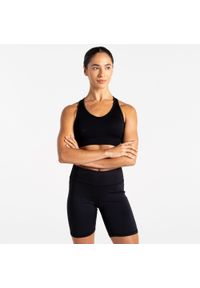 DARE 2B - Biustonosz sportowy damski React. Kolor: czarny. Sport: joga i pilates
