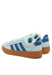 Adidas - adidas Sneakersy Grand Court Alpha JI1718 Niebieski. Kolor: niebieski. Materiał: zamsz, skóra