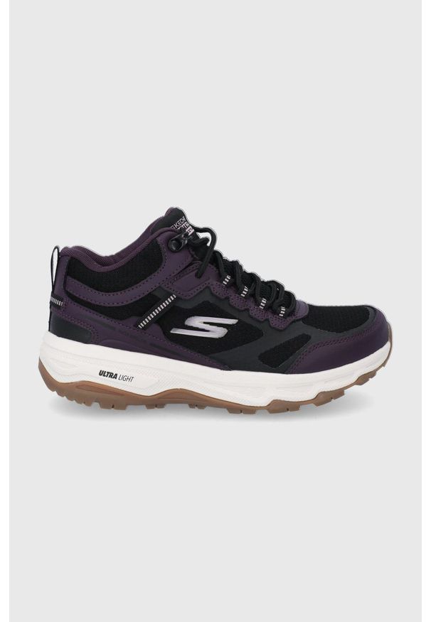 skechers - Skechers - Buty. Nosek buta: okrągły. Zapięcie: sznurówki. Kolor: fioletowy. Materiał: guma. Sport: turystyka piesza