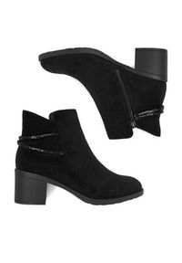 Clara Barson Botki CEO-LM9690-T21 Czarny. Kolor: czarny. Materiał: materiał #5