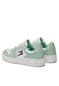 Tommy Jeans Sneakersy Tjw Retro Basket Ess EN0EN02505 Zielony. Kolor: zielony. Materiał: skóra #5