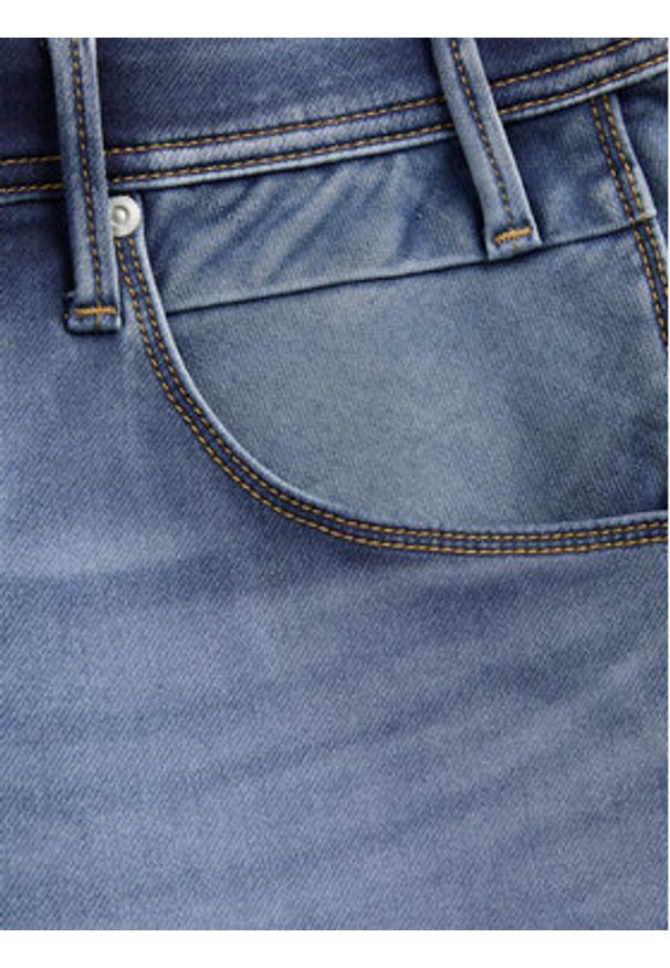 Jack & Jones Szorty jeansowe Cale 12223993 Granatowy Regular Fit. Kolor: niebieski. Materiał: jeans, bawełna