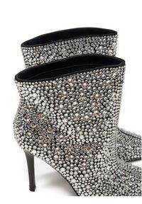 Steve Madden Botki Sentinel-R SM11003450 Srebrny. Kolor: srebrny. Materiał: materiał #6