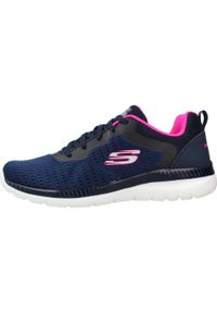 skechers - Tenisówki Skechers Model Bountiful-quick Path Kolor Niebieski. Zapięcie: sznurówki. Kolor: niebieski. Materiał: syntetyk, tkanina, materiał. Szerokość cholewki: normalna. Sport: turystyka piesza