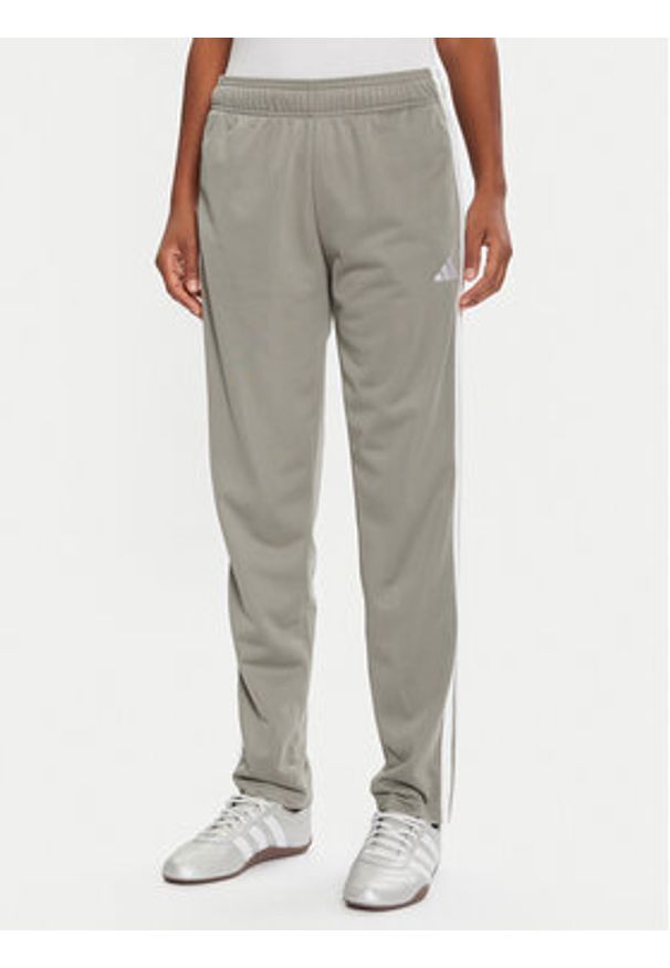 Adidas - adidas Dres Essentials 3-Stripes JX0509 Zielony Regular Fit. Kolor: zielony. Materiał: syntetyk