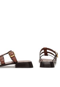 Gino Rossi Klapki MALI-112791 Brązowy. Kolor: brązowy. Materiał: skóra #5