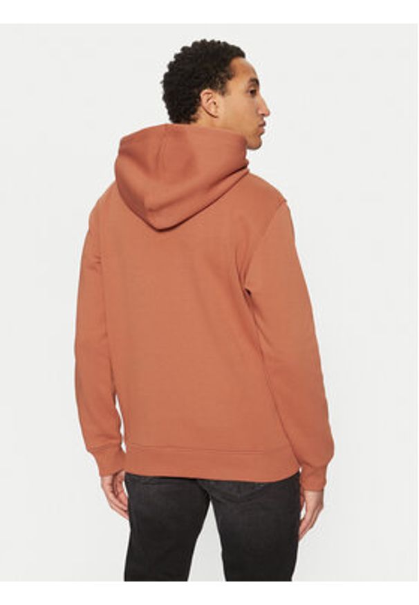 Calvin Klein Jeans Bluza J30J323749 Brązowy Regular Fit. Kolor: brązowy. Materiał: bawełna