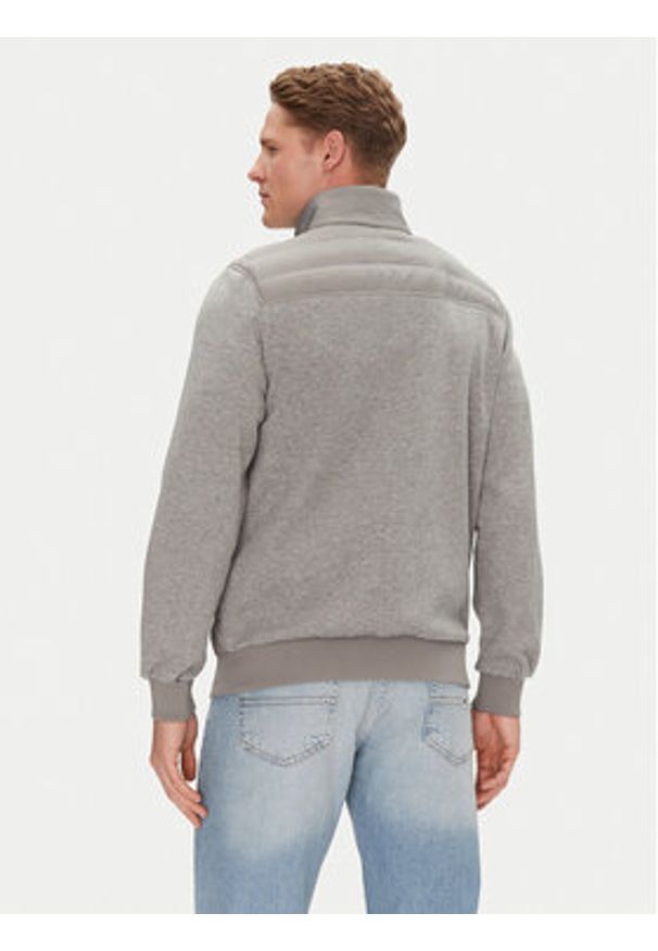 TOMMY HILFIGER - Tommy Hilfiger Kurtka przejściowa MW0MW37461 Szary Regular Fit. Kolor: szary. Materiał: syntetyk, bawełna