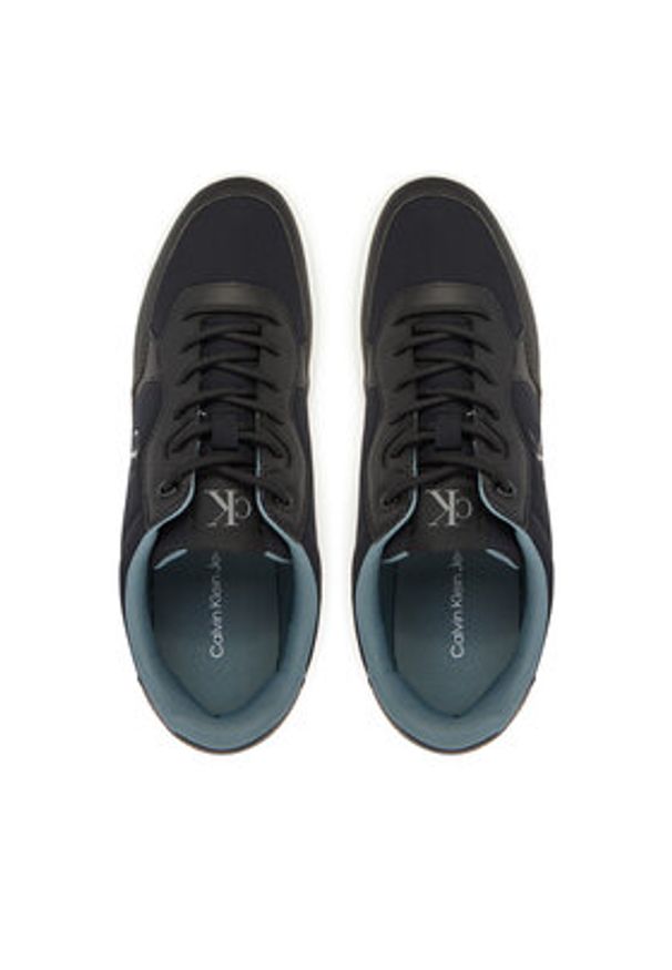 Calvin Klein Jeans Sneakersy Classic Cupsole Tech Ripstop YM0YM01202 Czarny. Kolor: czarny. Materiał: skóra