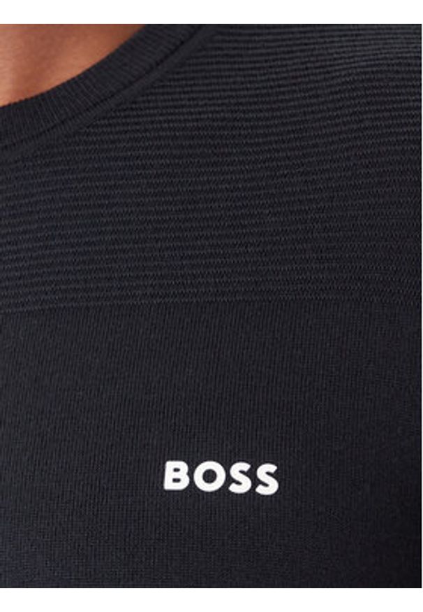 BOSS Sweter Momentum-X CN 50547507 Granatowy Regular Fit. Kolor: niebieski. Materiał: syntetyk