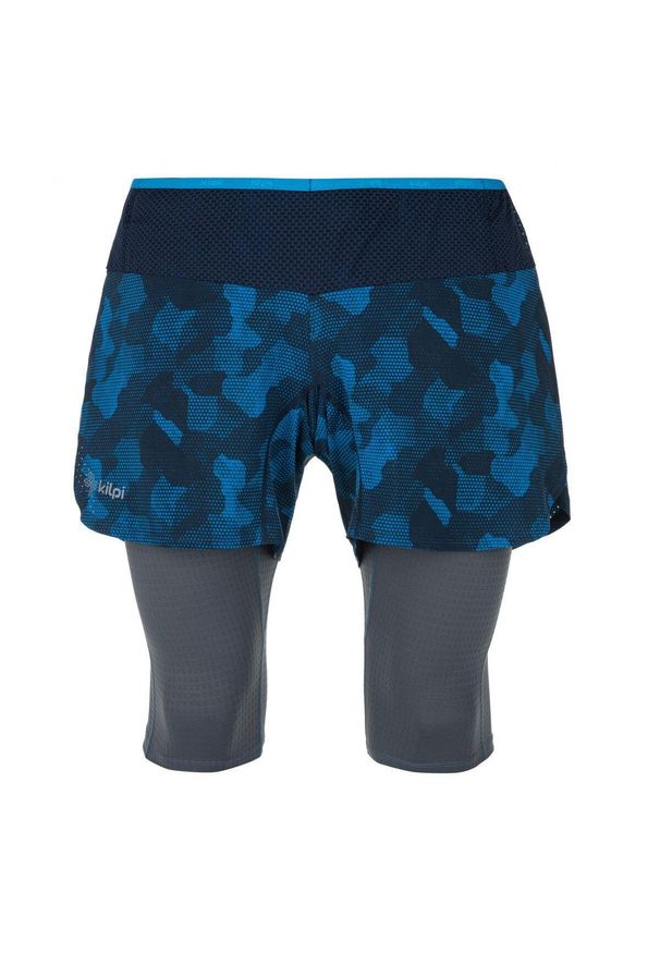 Szorty Kilpi Bergen. Kolor: czarny, niebieski. Sezon: wiosna, lato. Sport: bieganie, fitness