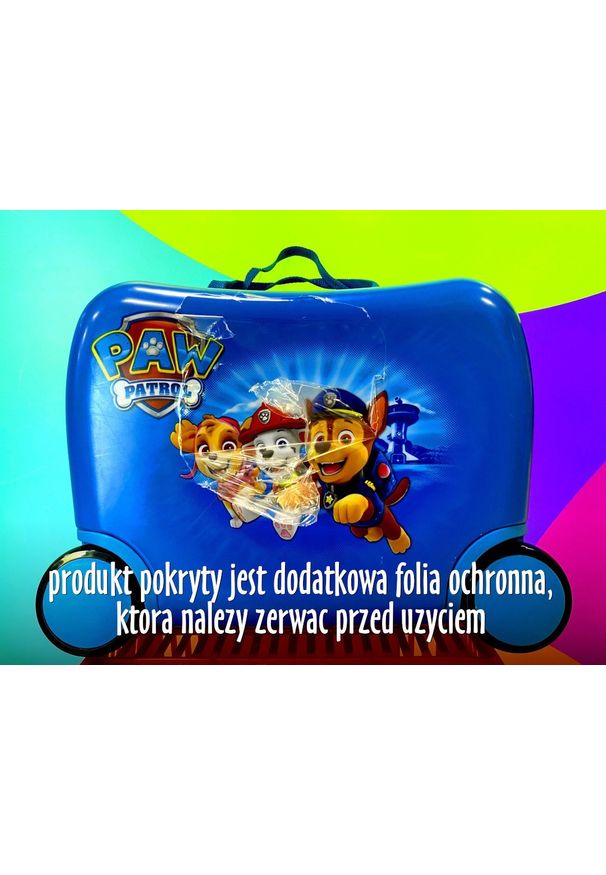 Nickelodeon Psi Patrol - niebieska mała. Kolor: niebieski. Materiał: materiał. Styl: wakacyjny