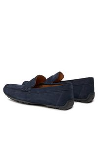 Geox Mokasyny U Kosmopolis + Grip U35CFB 00020 C4064 Granatowy. Kolor: niebieski. Materiał: zamsz, skóra #3