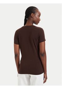 Guess T-Shirt W6GI19 K3042 Brązowy Regular Fit. Kolor: brązowy. Materiał: bawełna #3