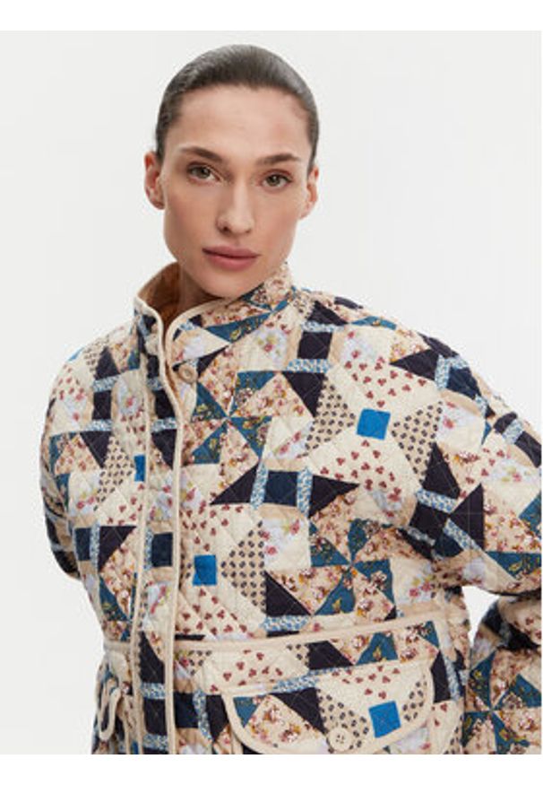 Weekend Max Mara Kurtka przejściowa 2515081081650 Beżowy Regular Fit. Kolor: beżowy. Materiał: bawełna