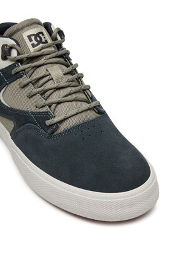 DC Shoes Sneakersy Kalis Vulc Mid Wnt ADYS300744-ARO Brązowy. Kolor: brązowy. Materiał: zamsz, skóra