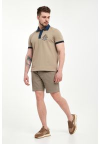 Aeronautica Militare - Polo męskie z haftem AERONAUTICA MILITARE. Typ kołnierza: polo. Wzór: haft #2