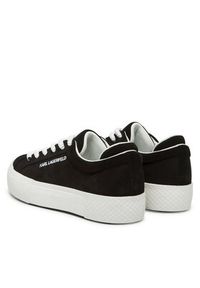 Karl Lagerfeld - KARL LAGERFELD Sneakersy KL50722 Czarny. Kolor: czarny. Materiał: skóra, zamsz #3