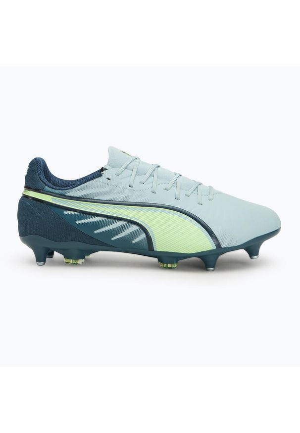 Puma - Buty piłkarskie męskie PUMA King Match MxSG ed dew/fizzy apple. Kolor: niebieski. Sport: piłka nożna