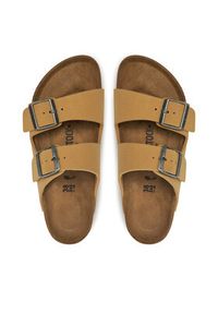 Birkenstock Klapki Arizona Birko-Flor 1029151 Beżowy. Kolor: beżowy. Materiał: skóra