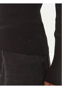 Pinko - PINKO Bluzka 102799 A170 Czarny Slim Fit. Kolor: czarny. Materiał: syntetyk #3