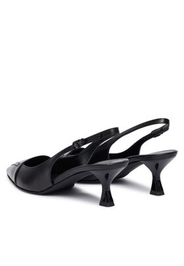 Love Moschino - LOVE MOSCHINO Czółenka JA10525G0NIA400A Czarny. Kolor: czarny. Materiał: skóra