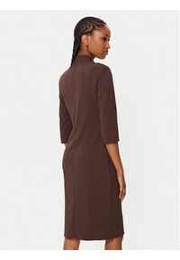 Rinascimento Sukienka koktajlowa CFC0121893003 Brązowy Slim Fit. Kolor: brązowy. Materiał: syntetyk. Styl: wizytowy #5