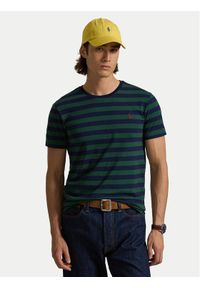 Polo Ralph Lauren T-Shirt 710803479031 Zielony Custom Slim Fit. Typ kołnierza: polo. Kolor: zielony. Materiał: bawełna #1