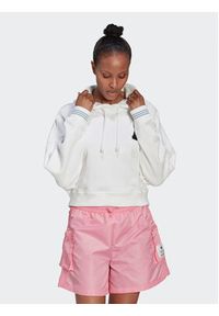 Adidas - adidas Bluza Disney HL9055 Biały Loose Fit. Kolor: biały. Materiał: bawełna. Wzór: motyw z bajki
