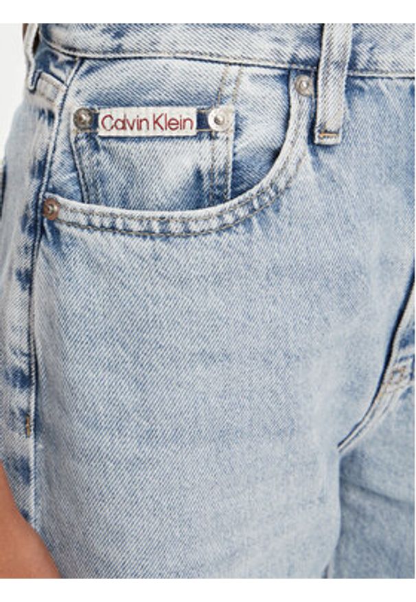 Calvin Klein Jeans Jeansy Barrel J20J225603 Niebieski Loose Fit. Kolor: niebieski