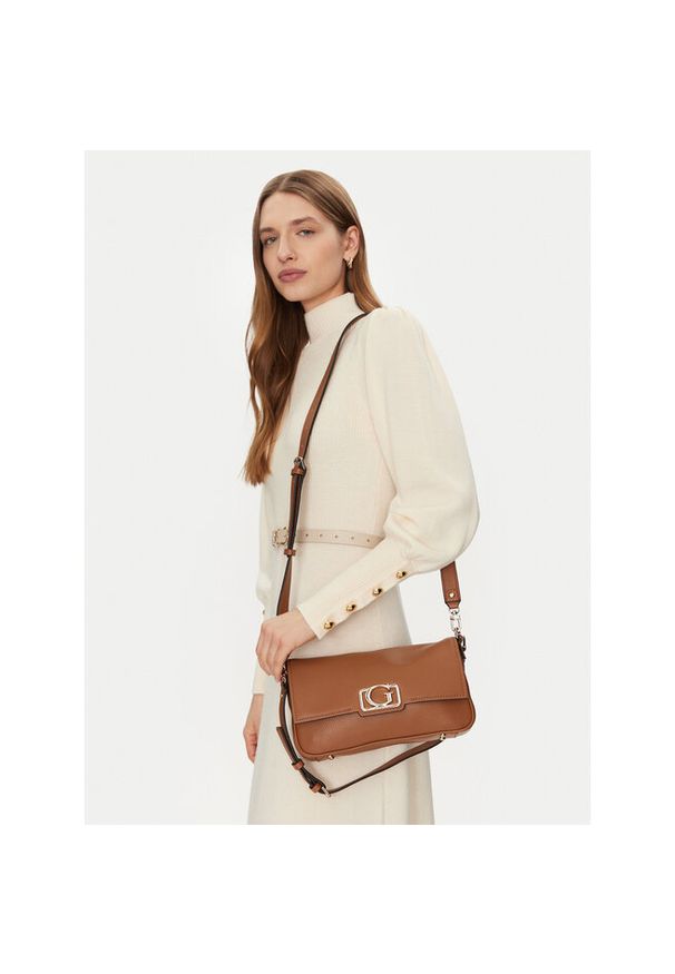Torebka Guess. Kolor: brązowy