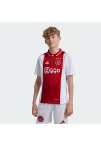 Adidas - Koszulka Ajax Amsterdam 24/25 Home Kids. Kolor: biały. Materiał: materiał