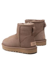 Ugg Śniegowce W Classic Mini II 1016222 Brązowy. Kolor: brązowy. Materiał: zamsz, skóra #4