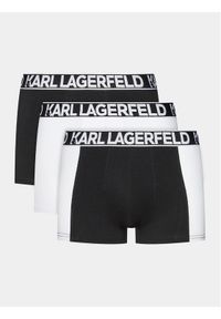 Karl Lagerfeld - KARL LAGERFELD Komplet 3 par bokserek Full Elastic Trunk Set (3X) 235M2113 Czarny. Kolor: czarny. Materiał: bawełna