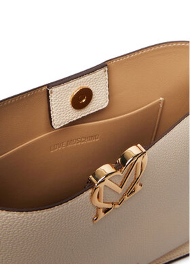 Love Moschino - LOVE MOSCHINO Torebka JC4127PP1OLM0110 Écru. Materiał: skórzane