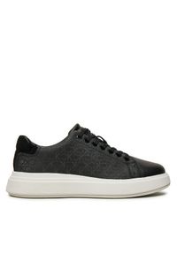 Calvin Klein Sneakersy Cupsole Lace Up Mono HW0HW02445 Czarny. Kolor: czarny. Materiał: skóra