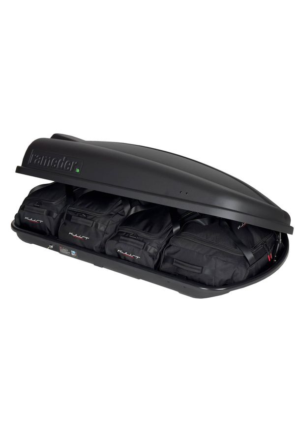 KJUST - Torby Do Boksu Dachowego Rameder Topbox 420 4Szt Kjust. Kolor: czarny. Styl: sportowy