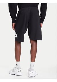 Adidas - adidas Szorty sportowe Essentials Big Logo JE8956 Czarny Regular Fit. Kolor: czarny. Materiał: bawełna, syntetyk. Styl: sportowy