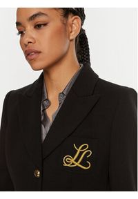 Luisa Spagnoli Marynarka Merilu 541287 Czarny Slim Fit. Kolor: czarny. Materiał: wełna #5
