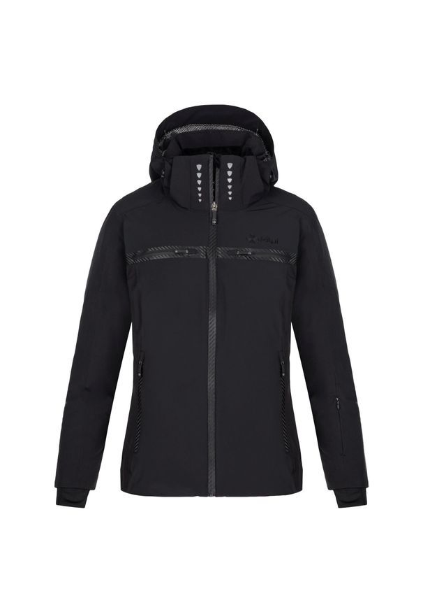 Damska kurtka narciarska Kilpi HATTORI-W. Kolor: czarny. Materiał: nylon. Sezon: zima. Sport: narciarstwo