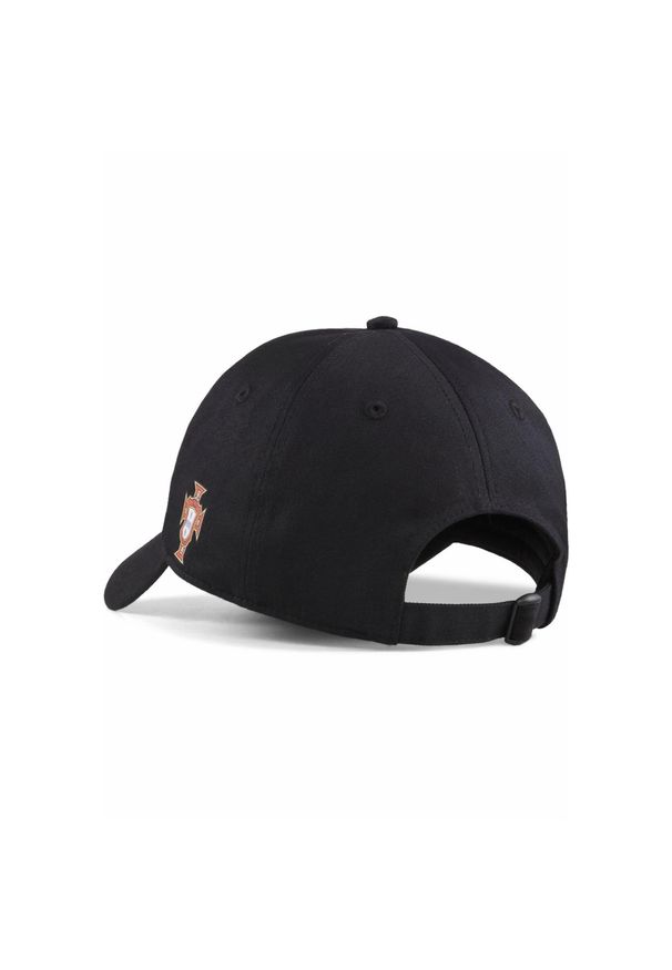 Puma - Czapka z daszkiem dla kibica portugalskiej piłki nożnej PUMA Black White. Kolor: biały, wielokolorowy, czarny