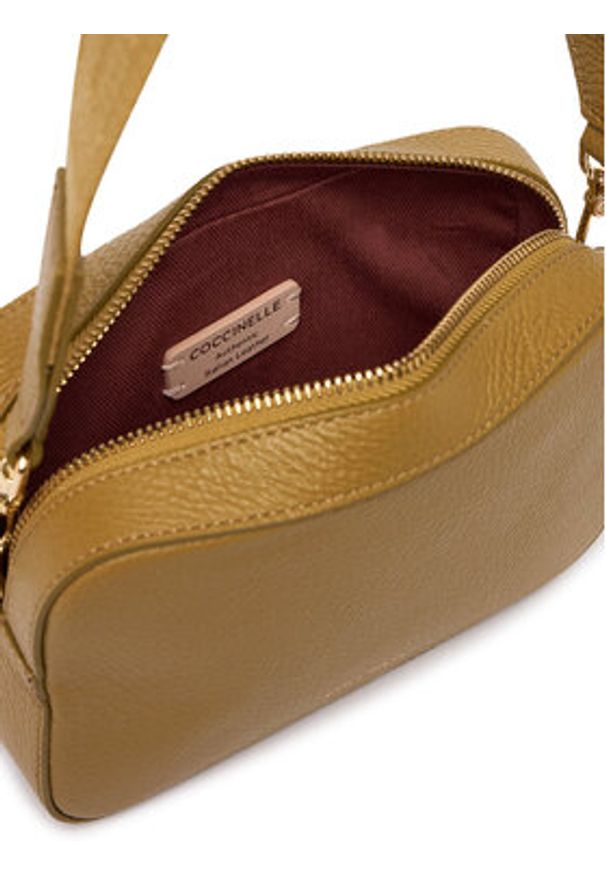 Coccinelle Torebka MN5 Tebe E5 MN5 55 I1 01 Khaki. Kolor: brązowy. Materiał: skórzane