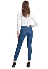 Lee - LEE ELLY DAMSKIE SPODNIE JEANSOWE DARK GARNER L305DJUV #7