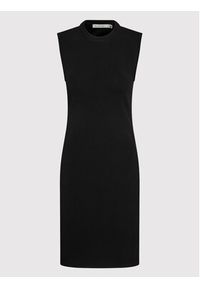 GESTUZ - Gestuz Sukienka codzienna Matthea 10906329 Czarny Slim Fit. Okazja: na co dzień. Kolor: czarny. Materiał: syntetyk. Typ sukienki: proste. Styl: casual #5