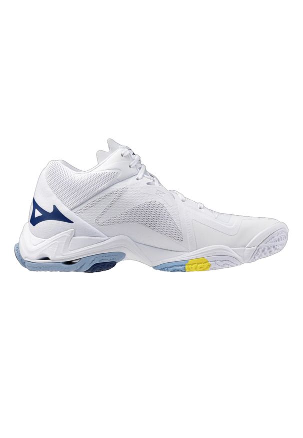 Mizuno - Męskie Buty Treningowe Wave Lightning Z8. Kolor: niebieski, wielokolorowy, biały. Model: Mizuno Wave. Sport: turystyka piesza