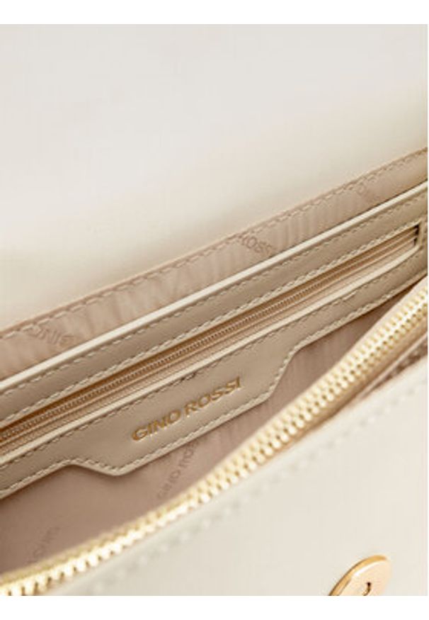 Gino Rossi - GINO ROSSI Torebka C-1-4 Beżowy. Kolor: beżowy. Materiał: skórzane