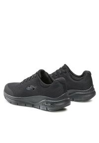 skechers - Skechers Sneakersy Arch Fit 232040/BBK Czarny. Kolor: czarny. Materiał: materiał #8