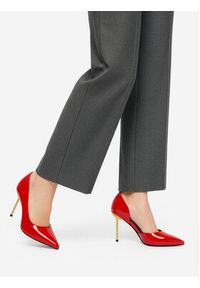 Eva Minge Szpilki EO-ZIA-24178-21 Czerwony. Kolor: czerwony. Materiał: skóra, syntetyk. Obcas: na szpilce #8