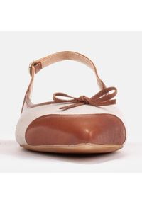 Marco Shoes Sandały w połączeniu skóry naturalnej i tkaniny beżowy. Kolor: beżowy. Materiał: tkanina, skóra. Sezon: lato #5