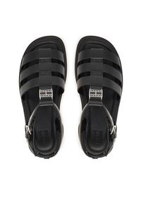 Tommy Jeans Sandały Tjw Fisherman Leather Max Sandal EN0EN02943 Czarny. Kolor: czarny. Materiał: skóra #6